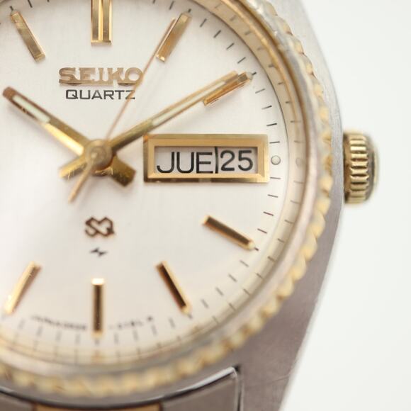 Seiko SQ Presidential Womens Two Tone Day Date Watch 2626-0159 w New Battery - Picture 7 of 16